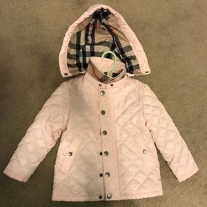 Burberry Quilted Hooded Jacket